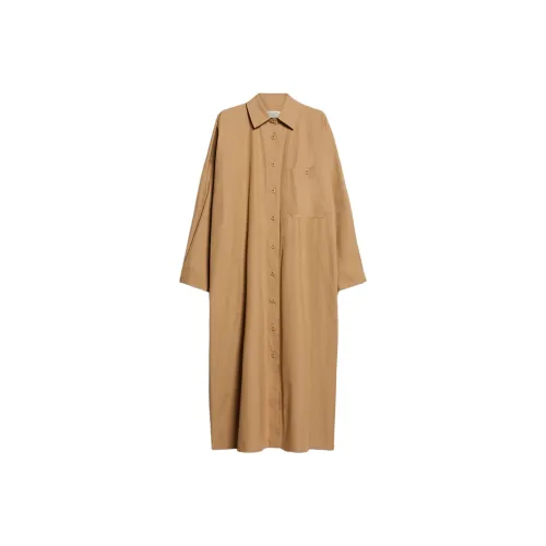 WEEKEND MaxMara Верблюжий Женские Длинные Платья с Рукавами
