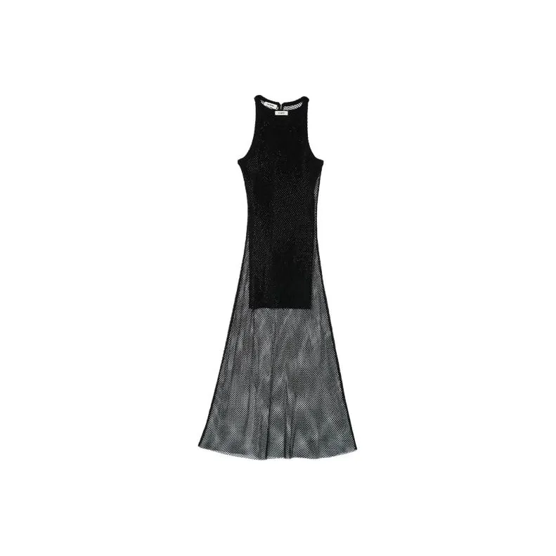 Sandro Sleeveless Dress Women's Black