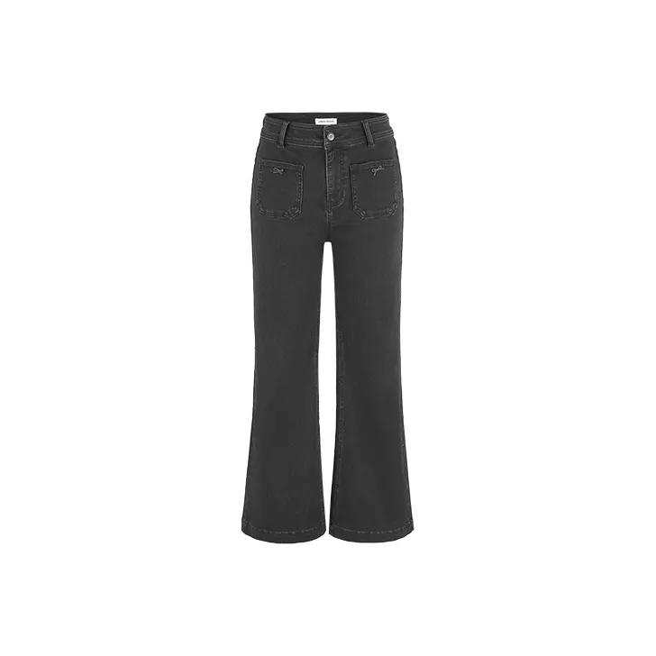 URBAN REVIVO Джинсы Женские Средне-Серые