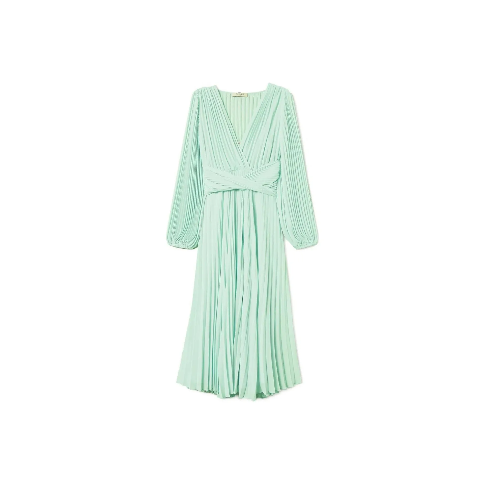 Twinset Elegant Pleated Midi Dress