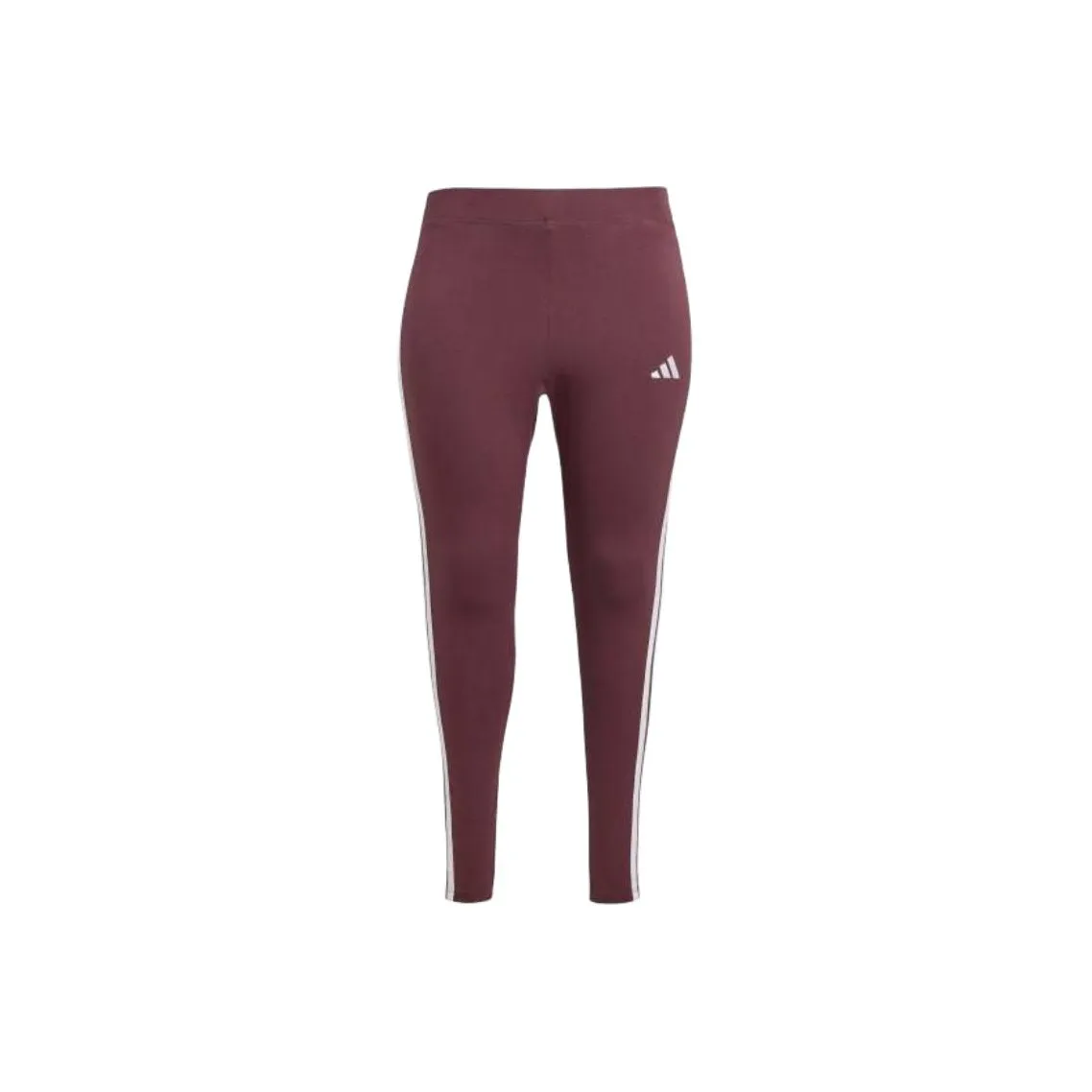 Adidas Free Shipping With AdiClub Essentials 3 Stripes Cotton Leggings Plus Size