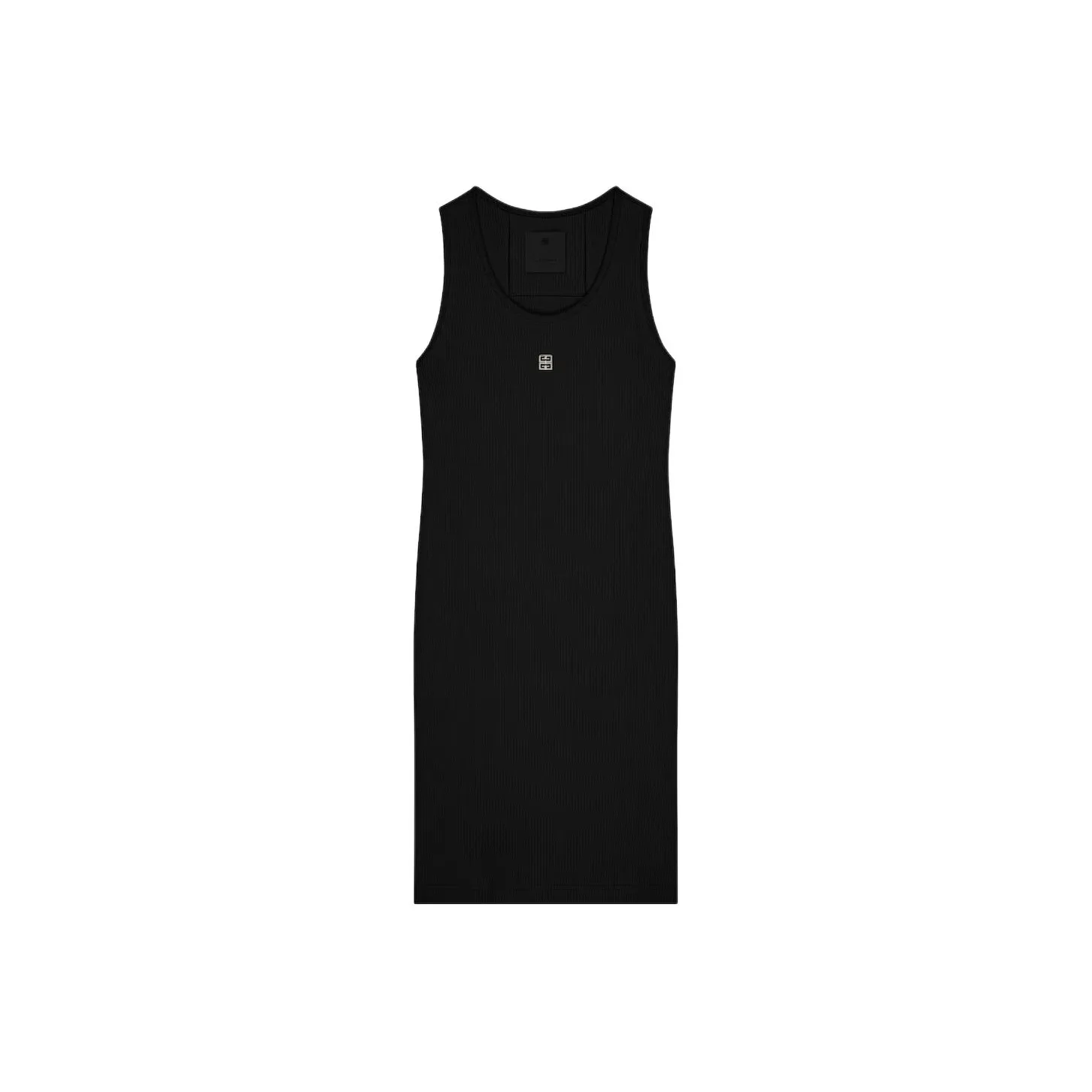 Givenchy 4G Plaque Ribbed Knit Tank Dress