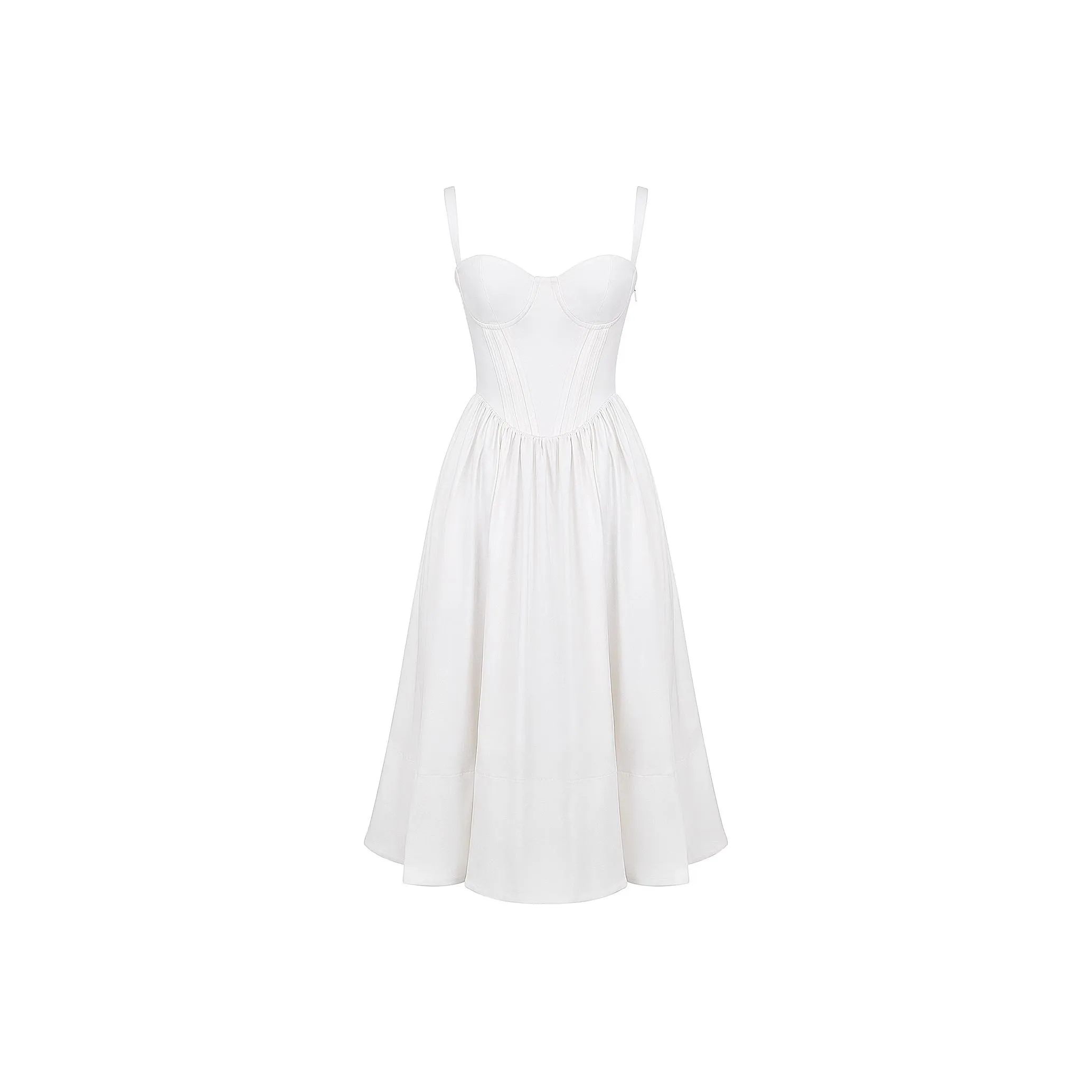 HOUSE OF CB KELLY Slip Dress Women's White/White
