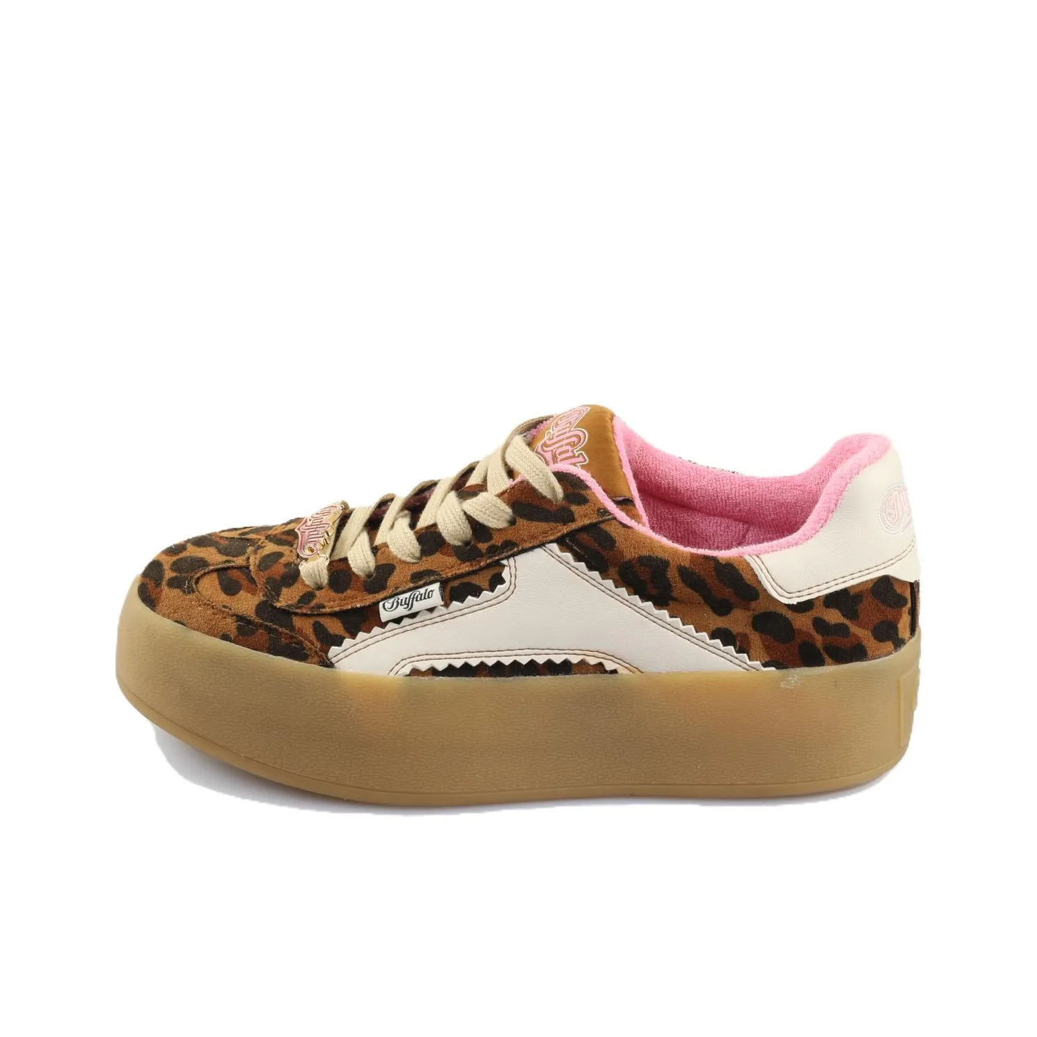 Buffalo Low Top Скейтборд Кроссовки Унисекс Розовый Коричневый