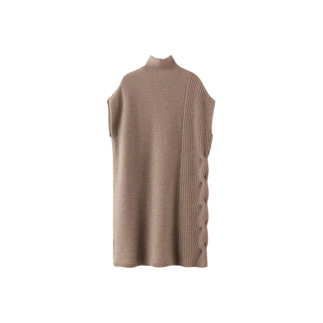 MAIGRE SIMHAT Sleeveless Dress Women's Camel