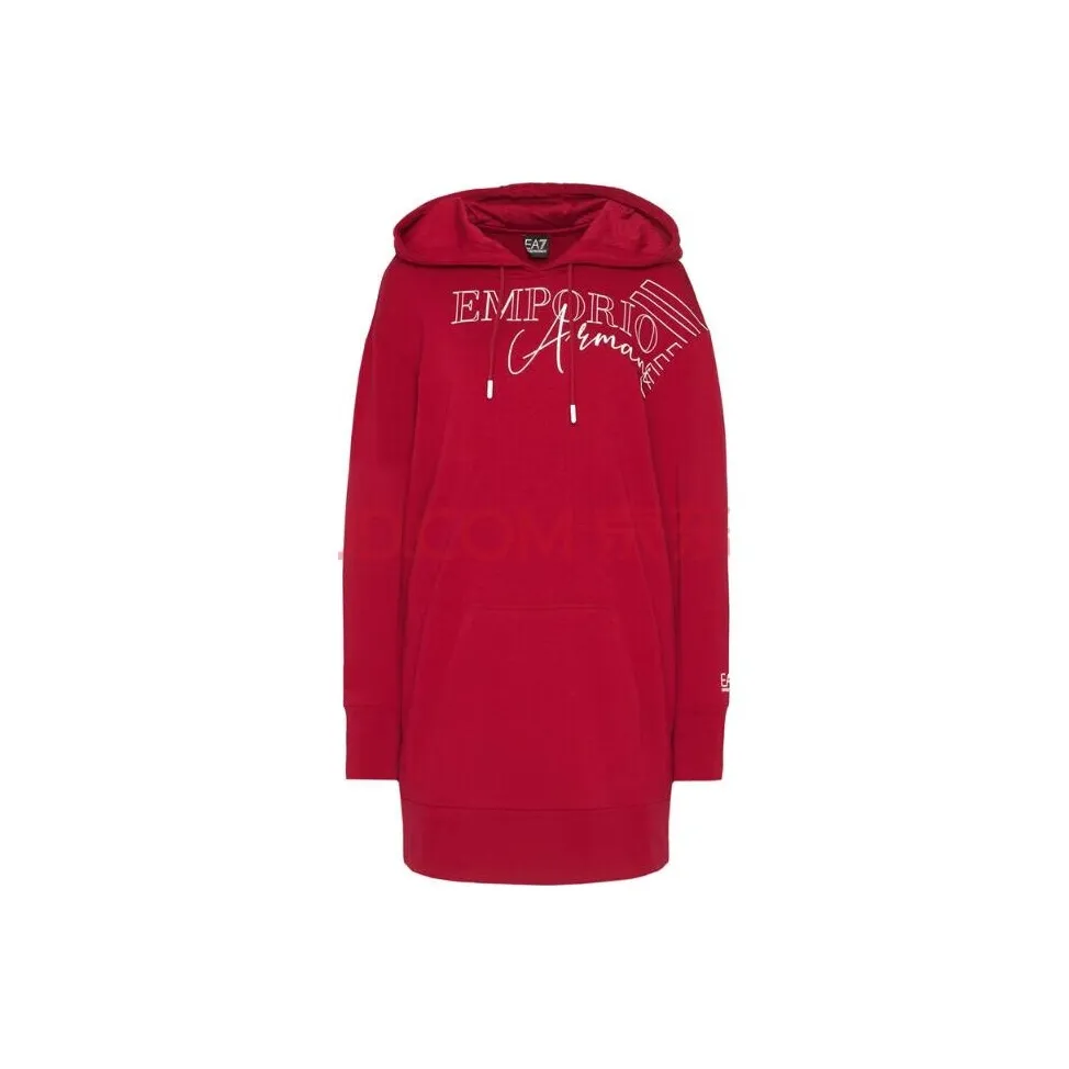 EMPORIO ARMANI Long Sleeved Dresses Women's Red