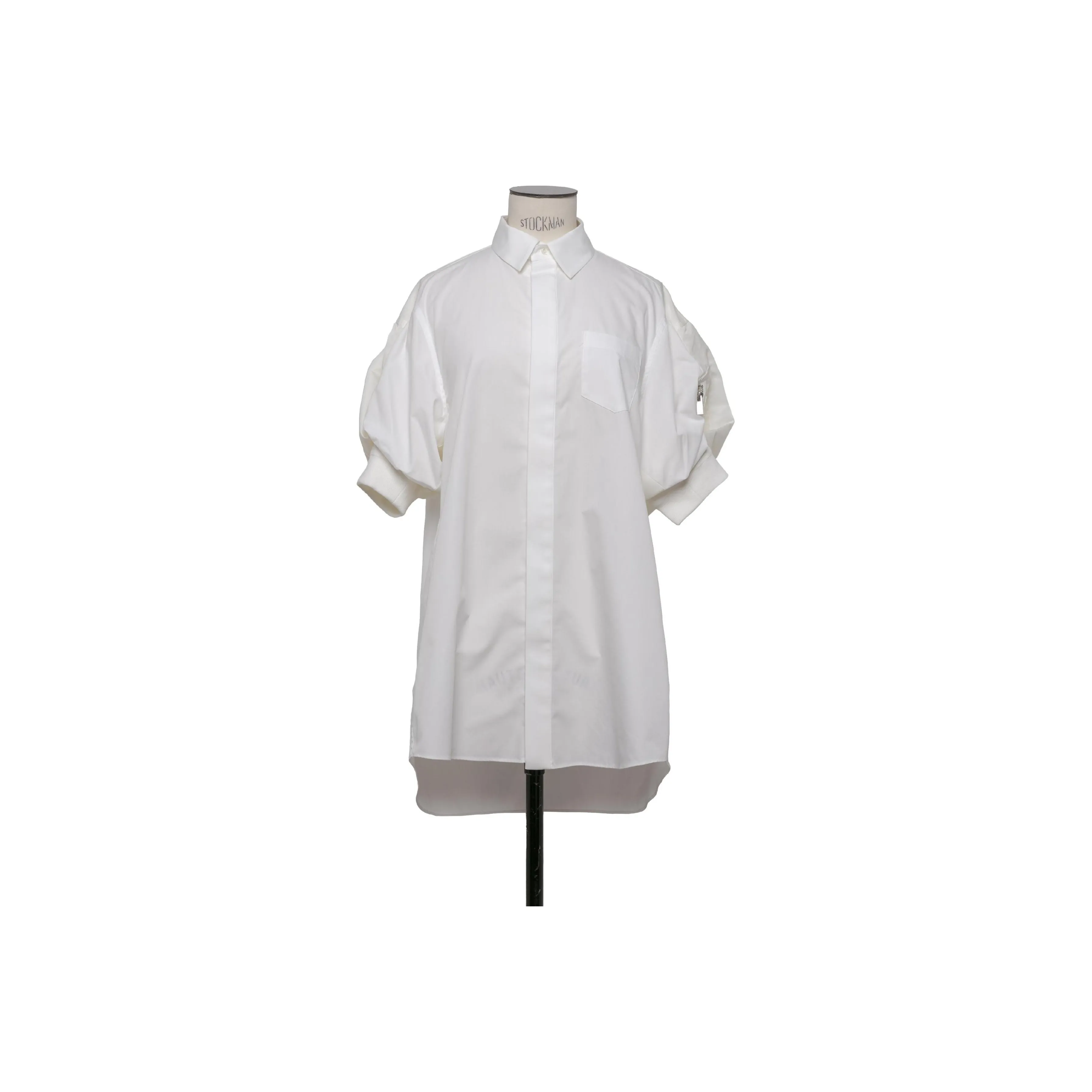 Rotate Ruched Puff-Sleeved Mini Dress