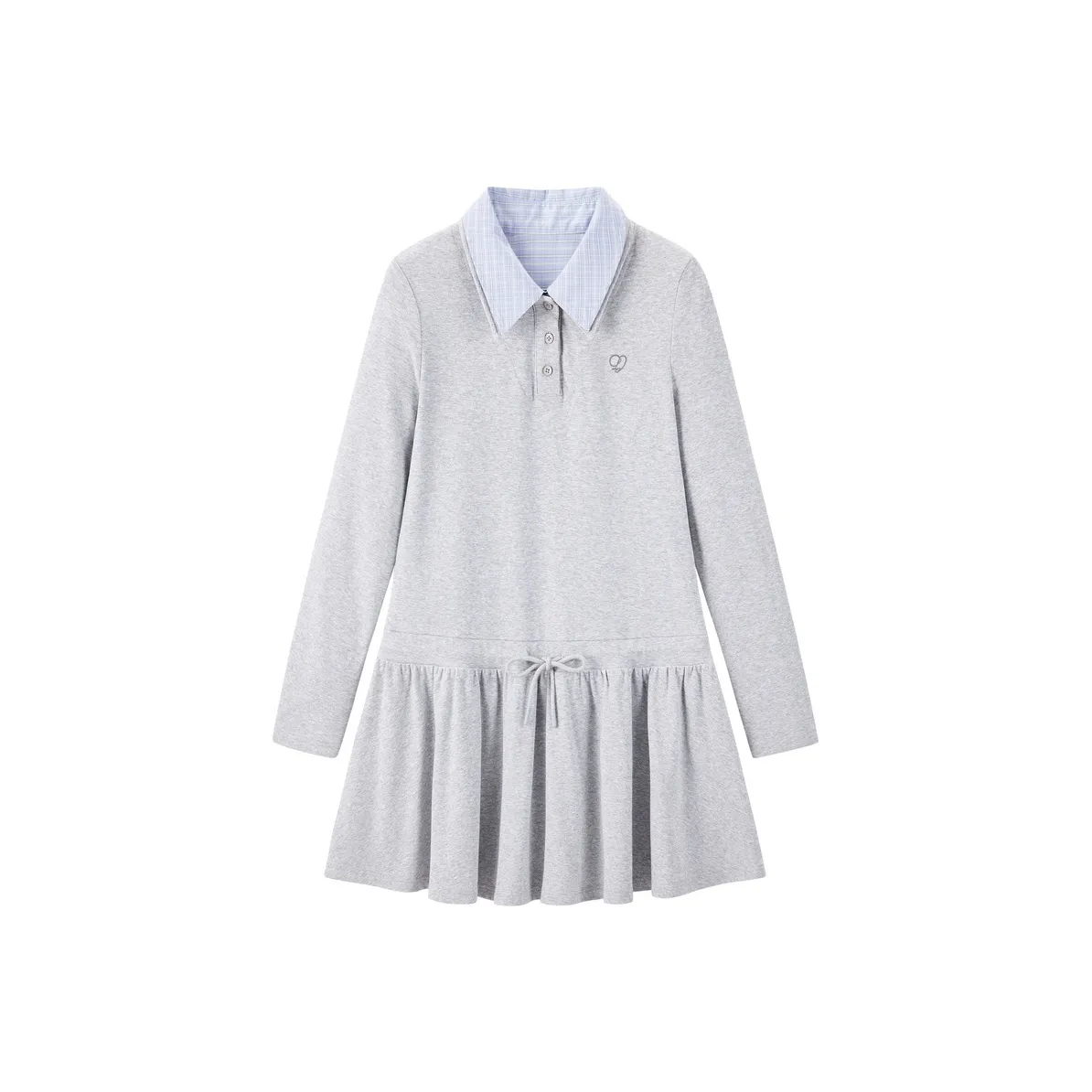LEDIN Long Sleeved Dress Women's Lunar Rock Gray