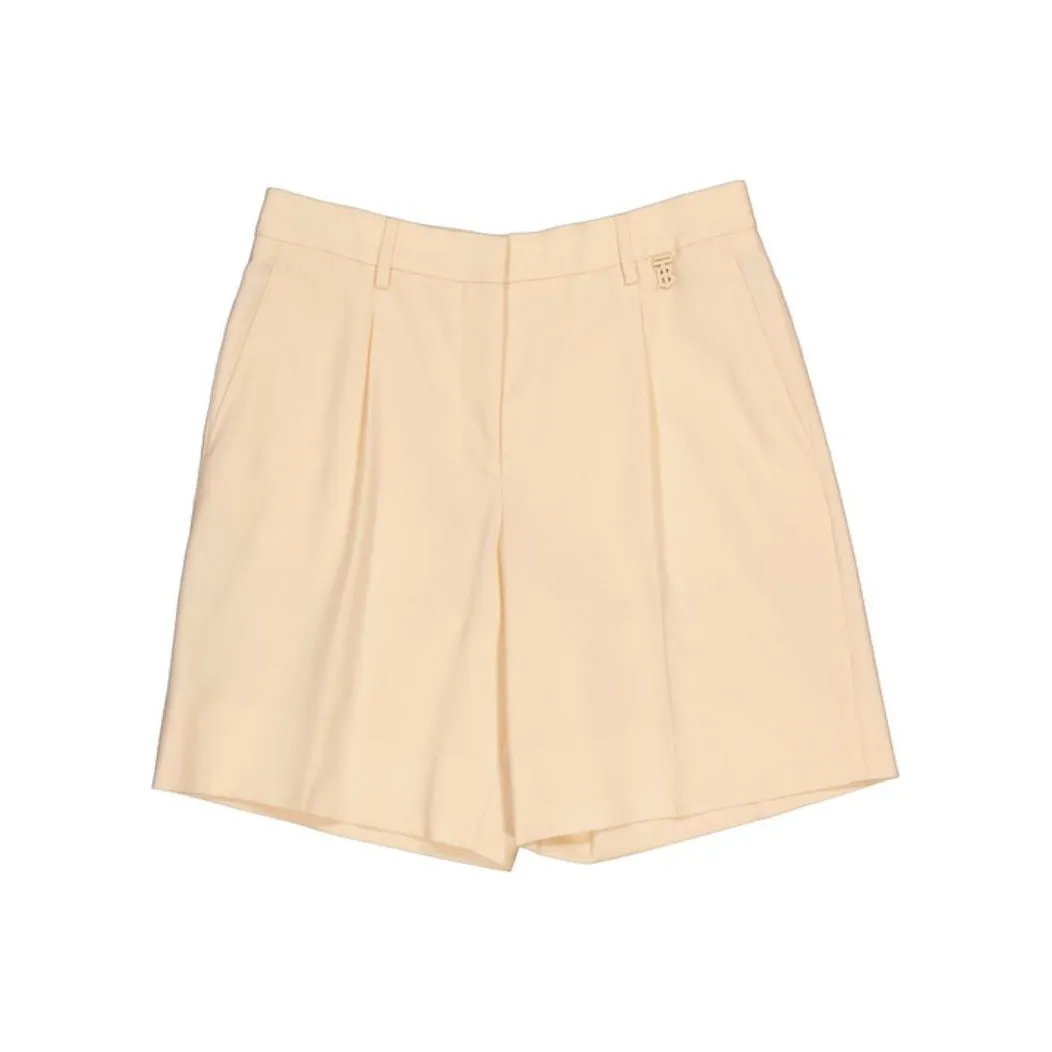 Burberry Повседневные шорты Женские Бежевые