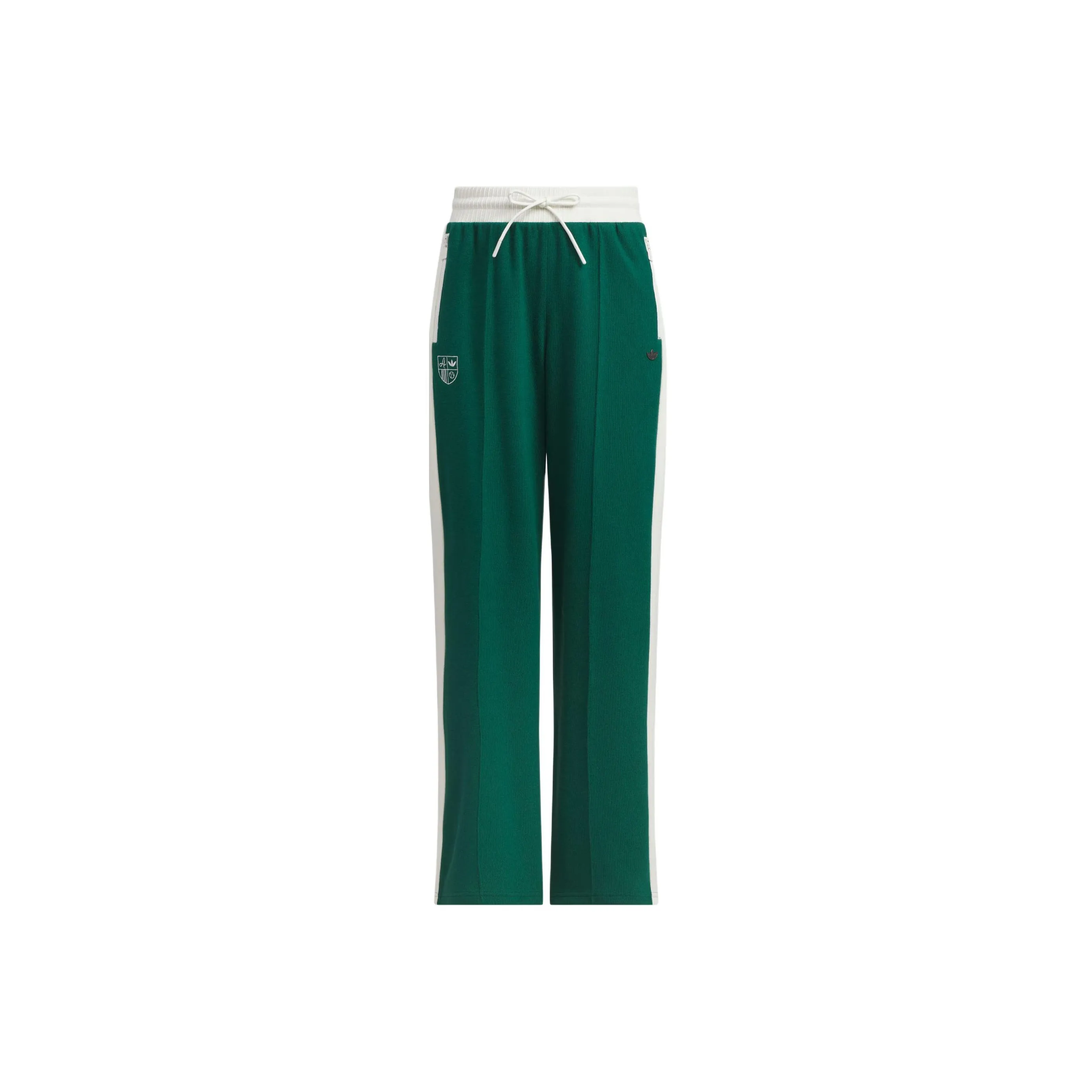 Adidas Originals Ретро SS25 Спортивный Клуб Трек Панцес Вязаные Тренировочные Брюки Женские Лесной Зеленый