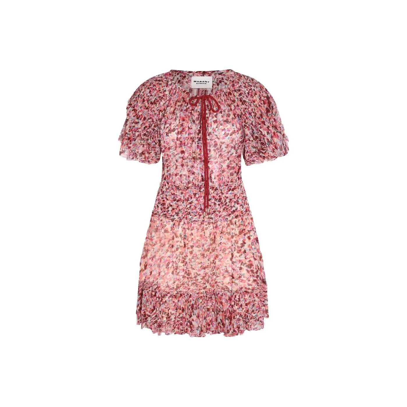 ISABEL MARANT ETOILE Short-Sleeved Dresses Women's Raspberry