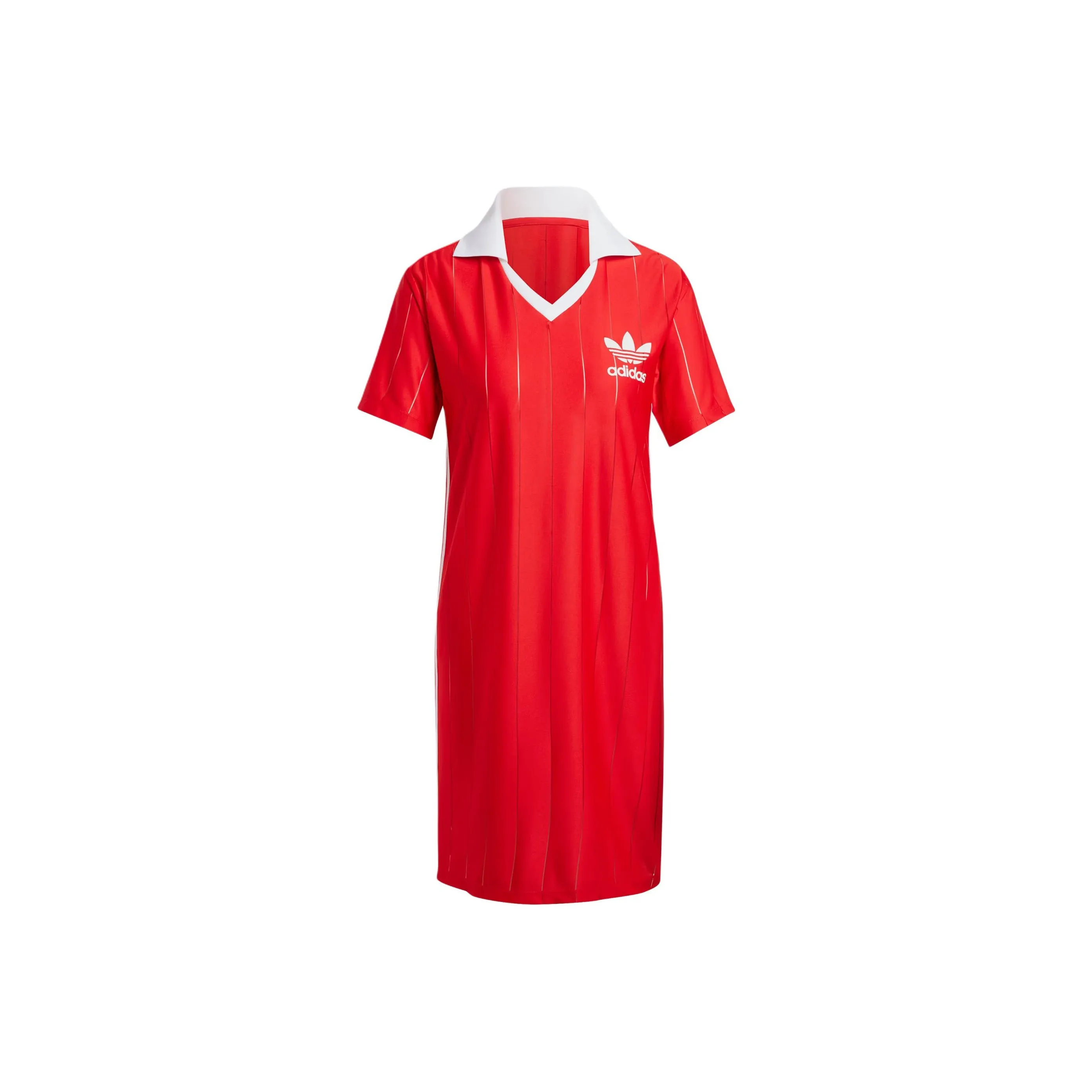 Adidas Short Sleeved Dresses Women's Red
