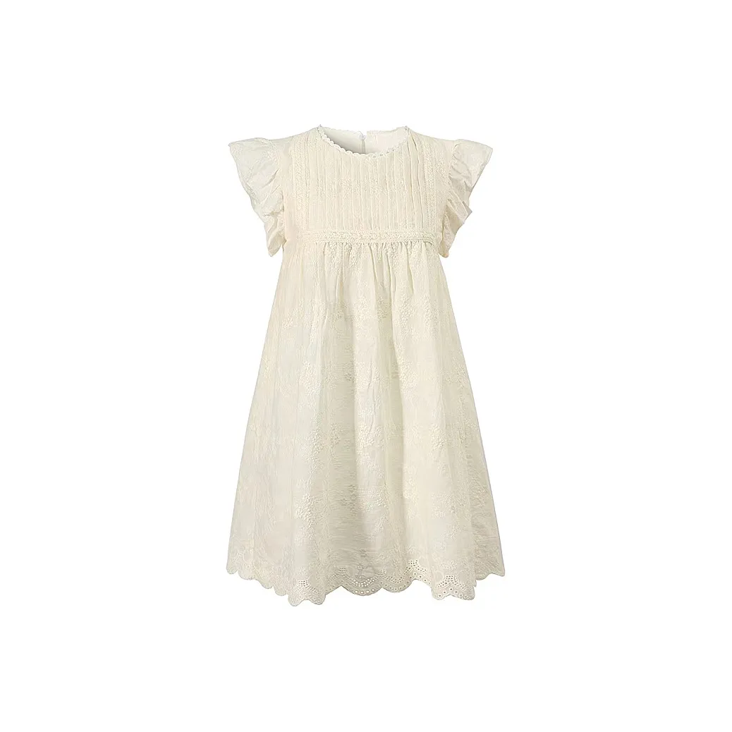 JOSR Короткий рукав Платье Женское Белое