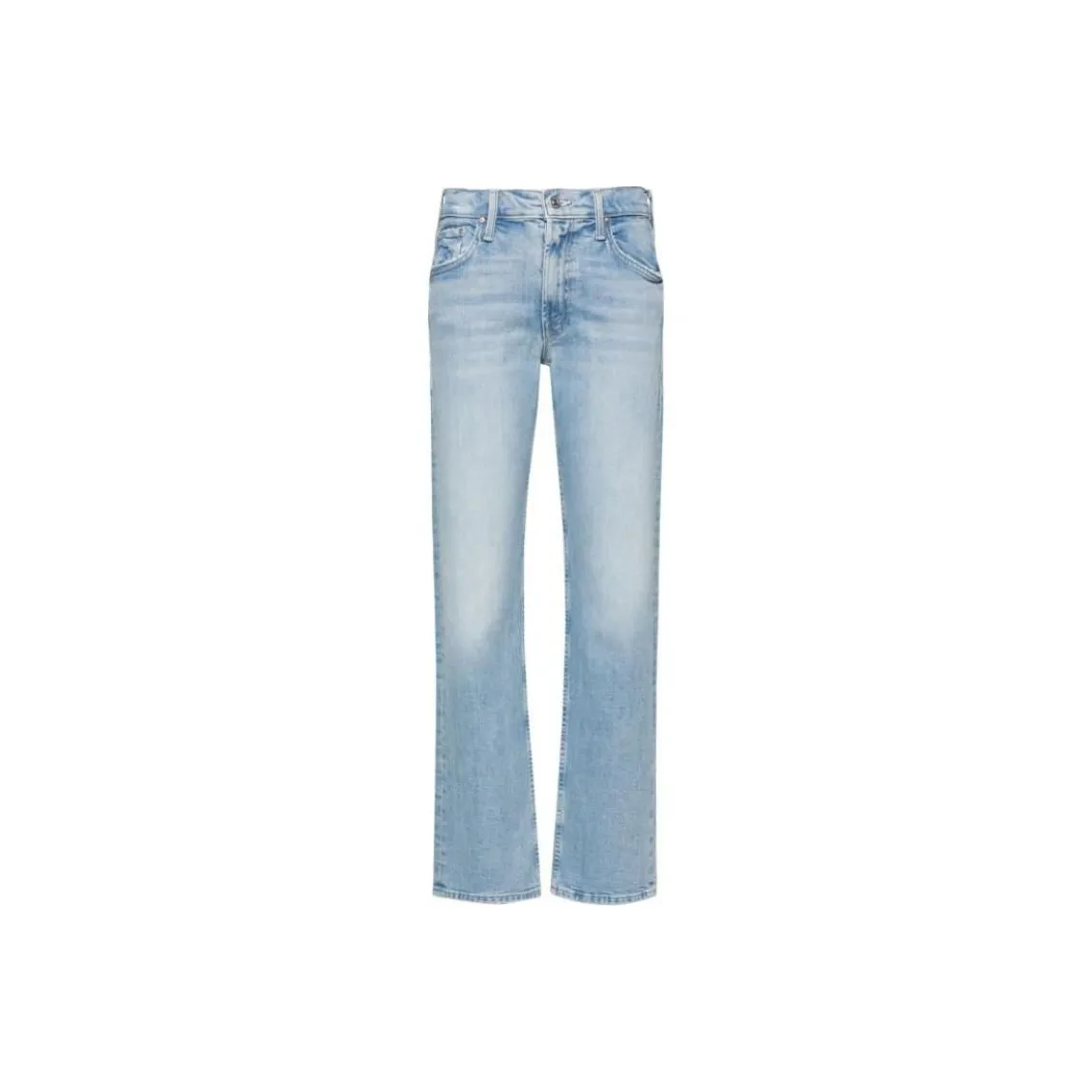 MOTHER Smarty Pants Faded Effect Jeans