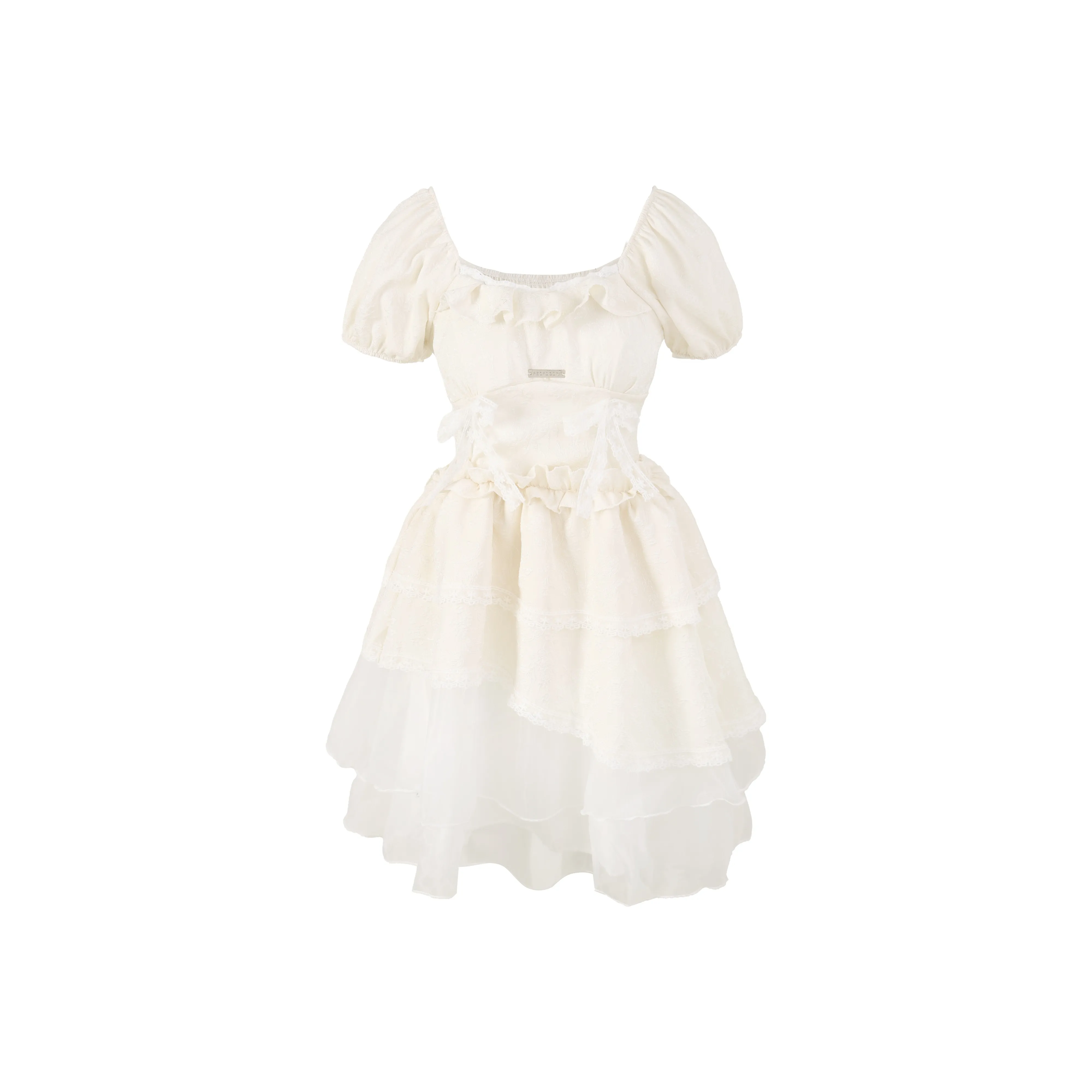 Бренд Cotton Shopping Короткий рукав Платье Женское Абрикос