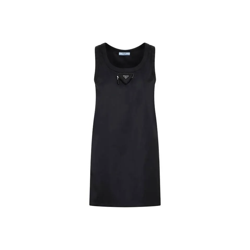 PRADA Sleeveless Dress Women's Black