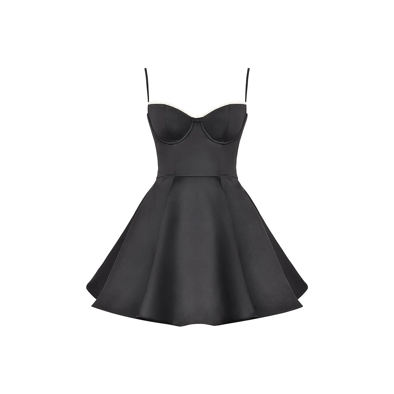 HOUSE OF CB MINIMOISELLE Slip Dress Women's BLACK/Black