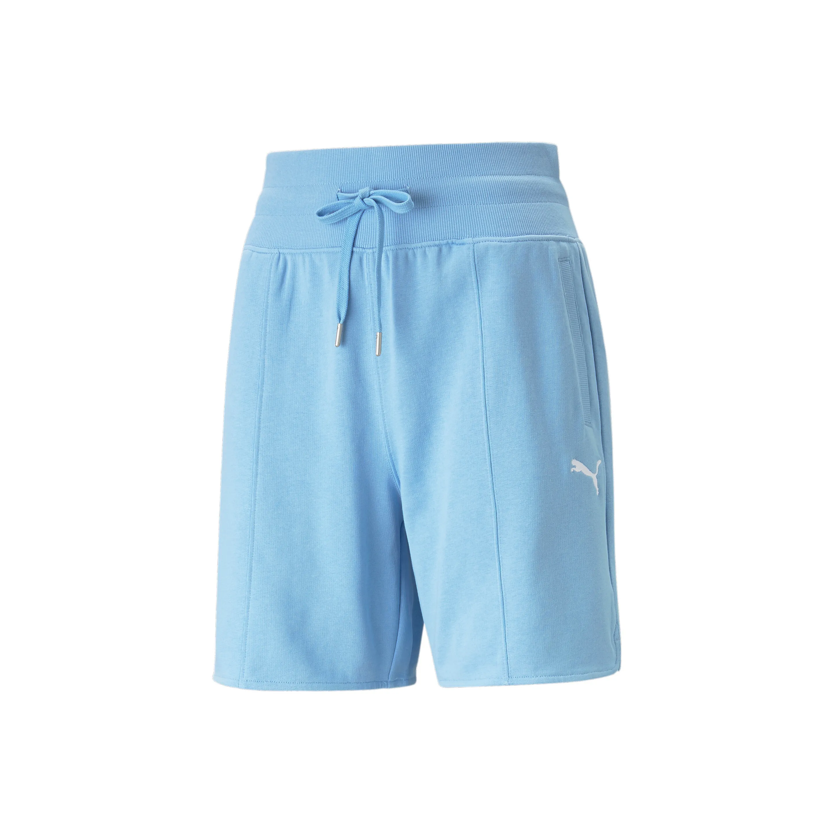 PUMA Женская Основная Серия Повседневные Шорты Женские Светло-Синий
