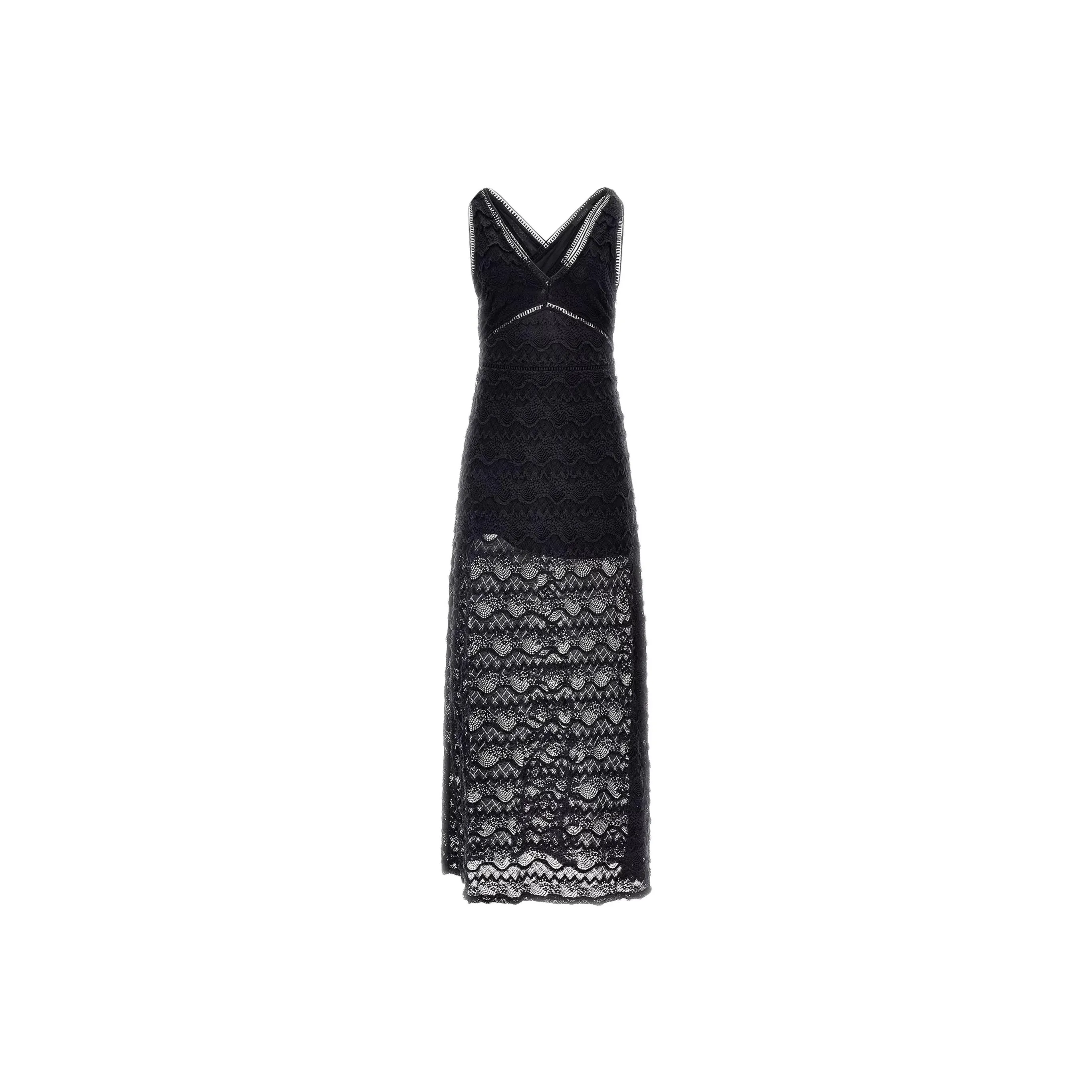 GUESS Back Neckline Dress Sleeveless Dress Women's Black