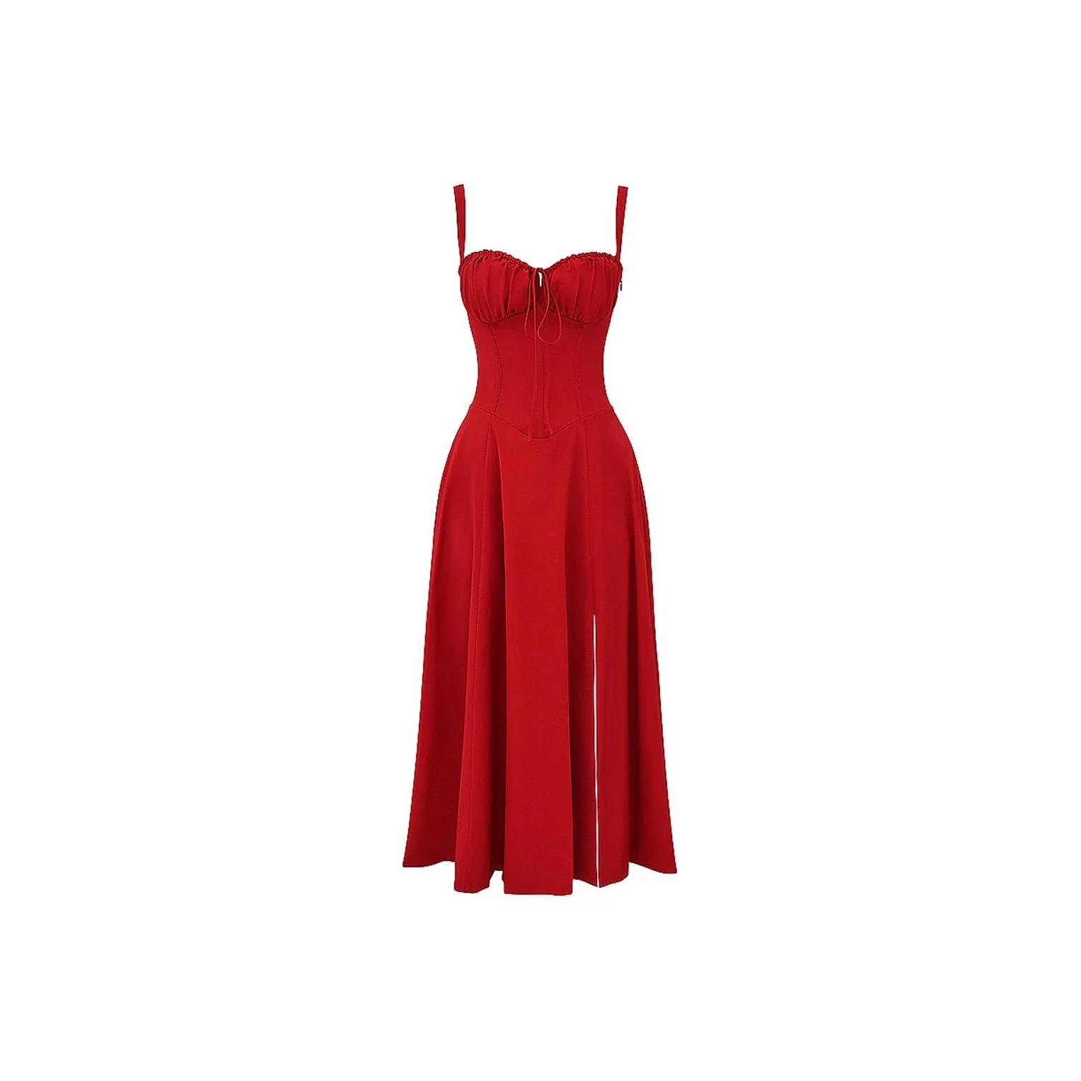 etienne drawstring denim shorts coepn h10154 ial Slip Dress Women's Red Rose