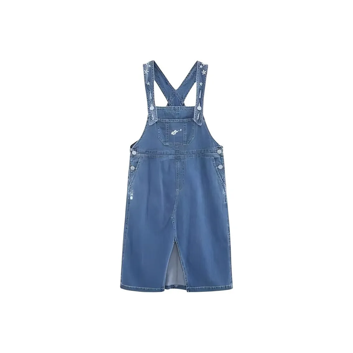 ONIARAI Без рукавов Платье Женское Синее