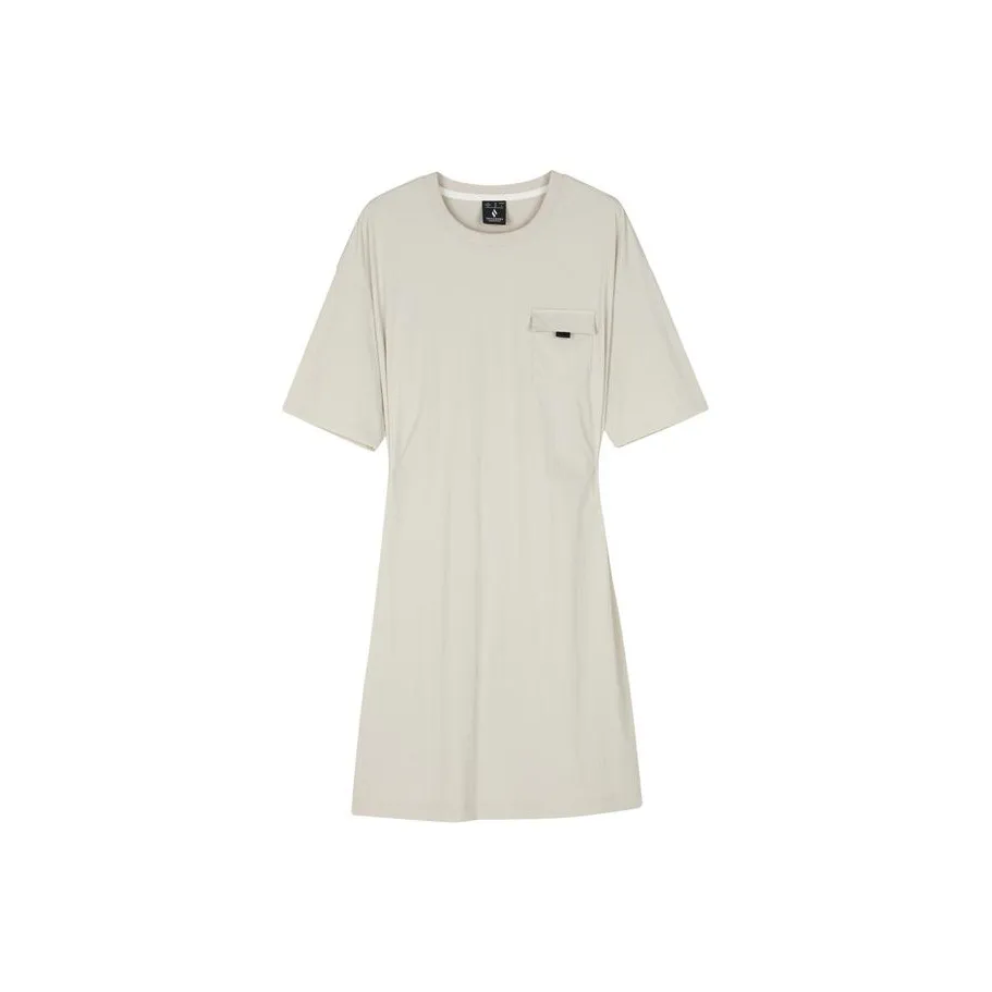 Skechers Mountain And Wild Outdoor Series Short Sleeved Dress Women's Silver Gray