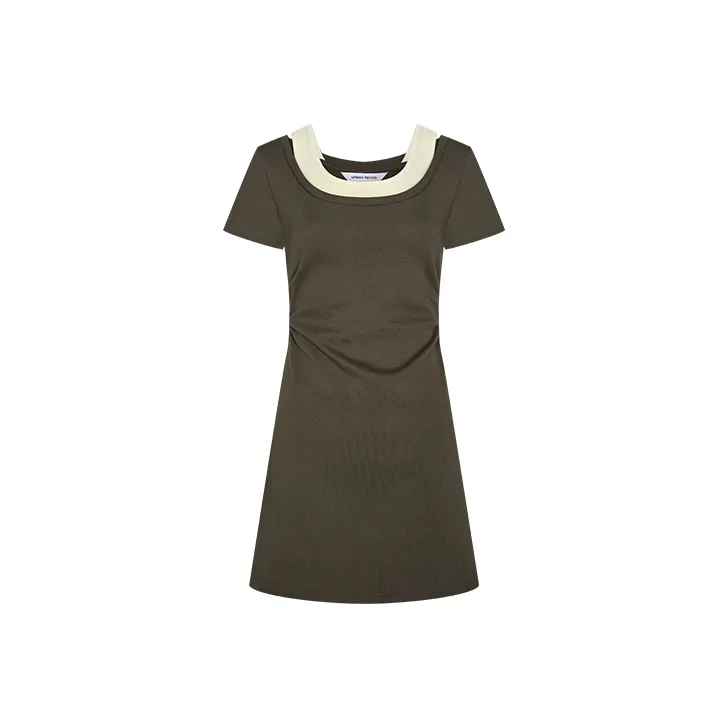 URBAN REVIVO Intellectual Charm Короткий рукав Платье Женское