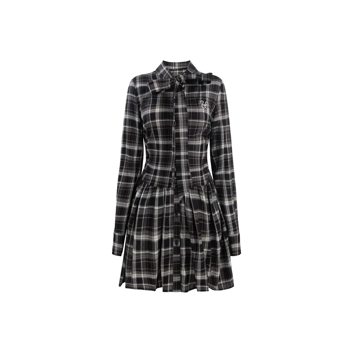 UNIFREE Длинное платье с длинным рукавом женское черное