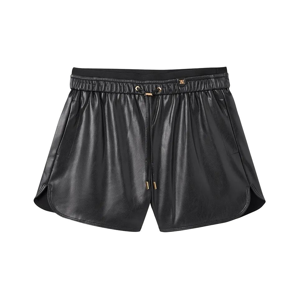 PEACEBIRD Повседневные шорты Женские Черные