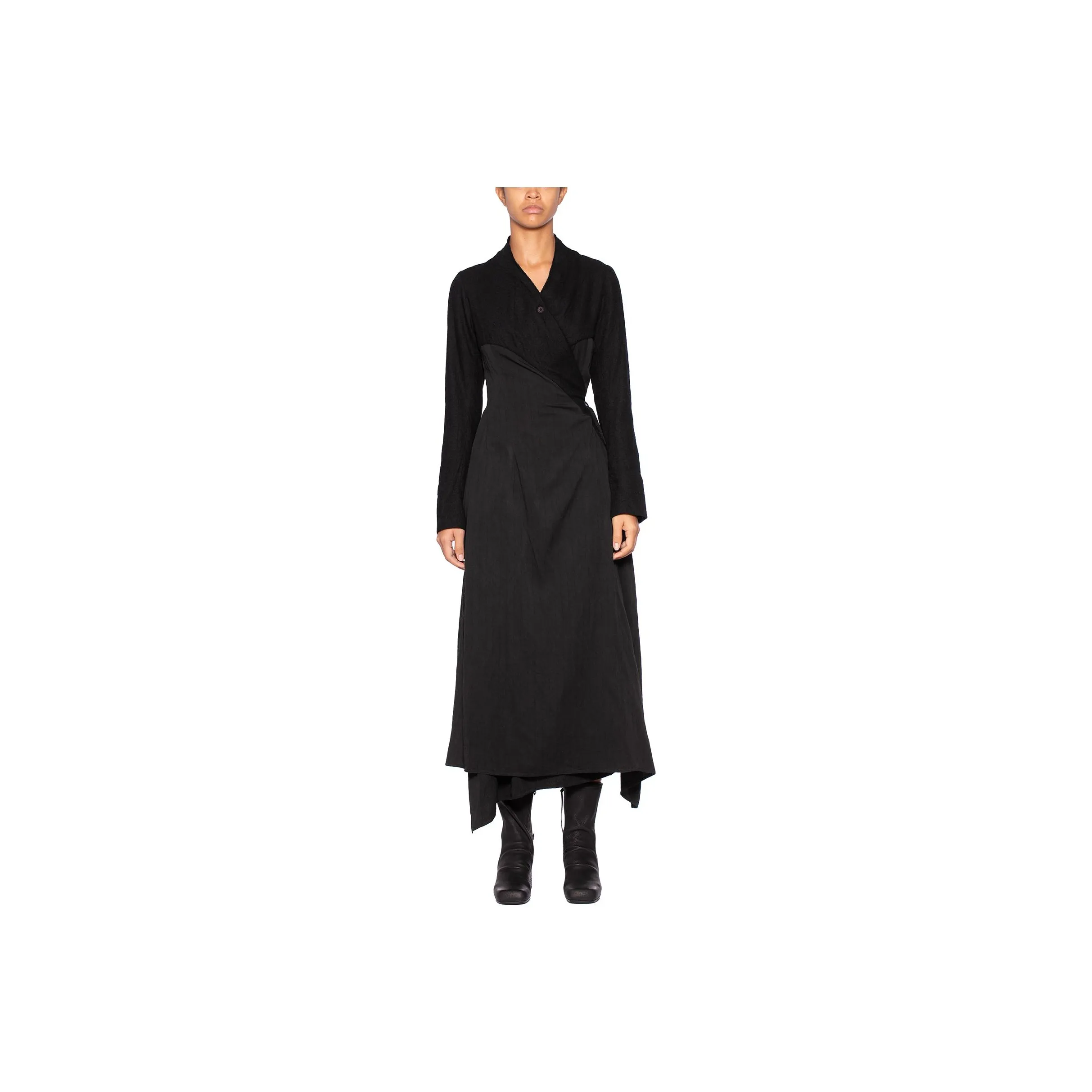 MARC LE BIHAN Long-Sleeved Dresses Women's Black