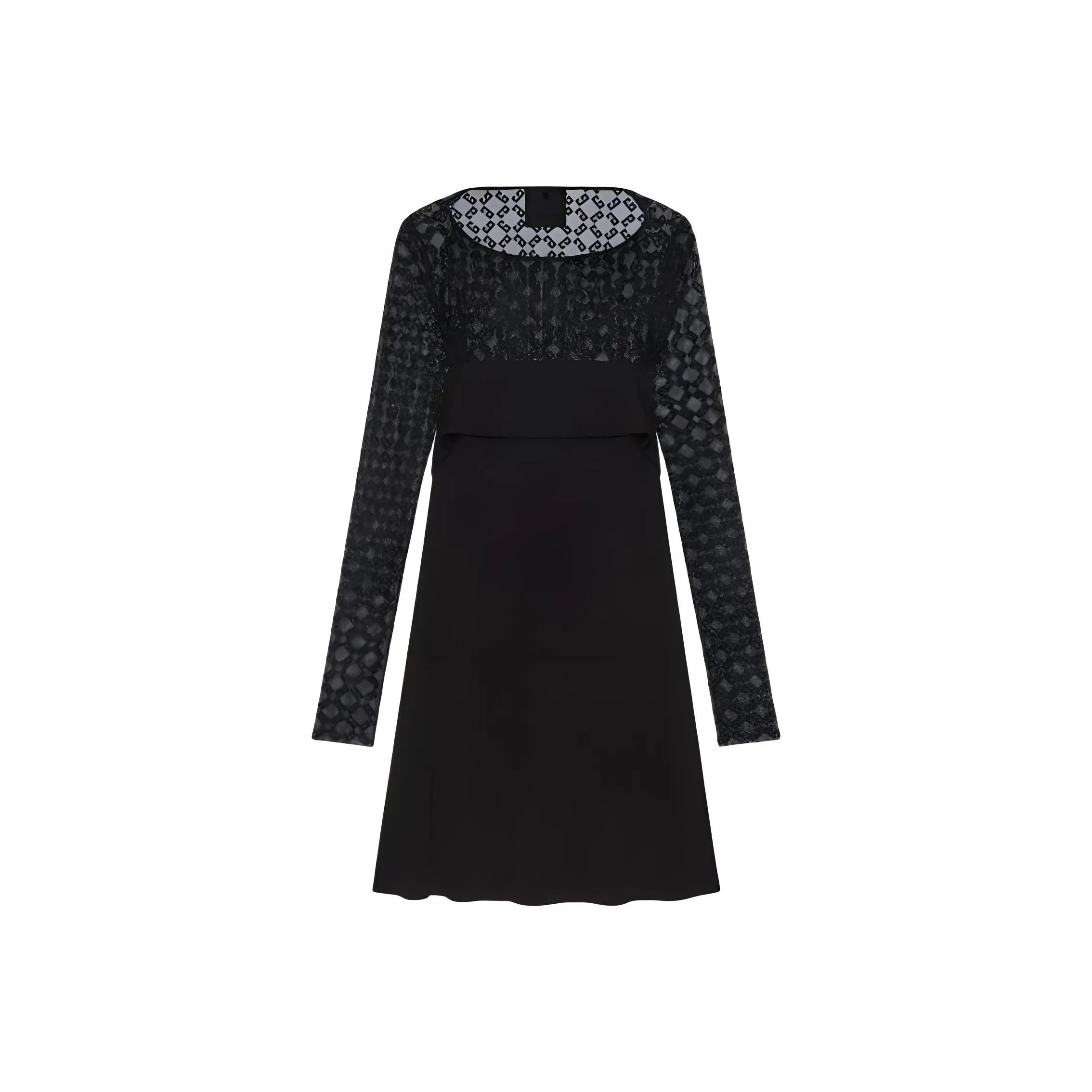 Givenchy Draped Monogram 72 Tulle Dress