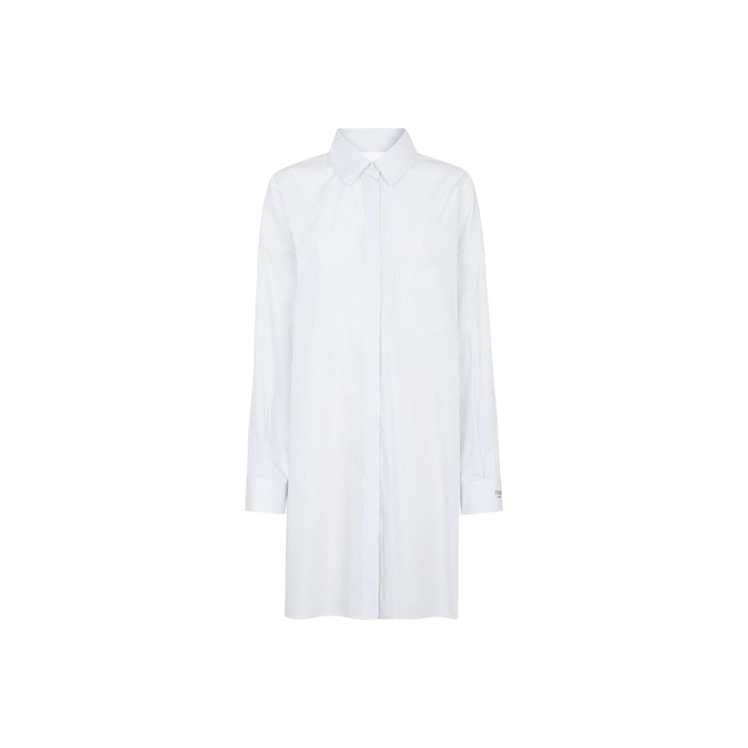 FENDI SS24 Long Sleeved Dress Women's White