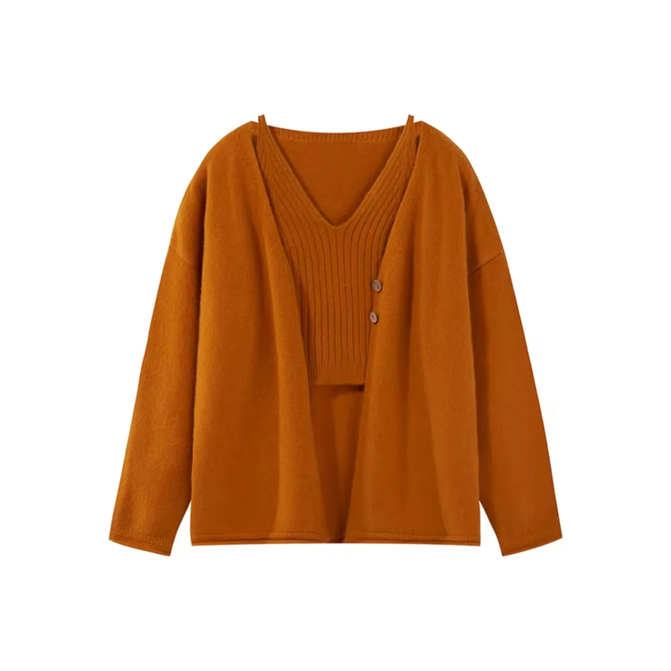 Wbwq Повседневный костюм женский цвет апельсин