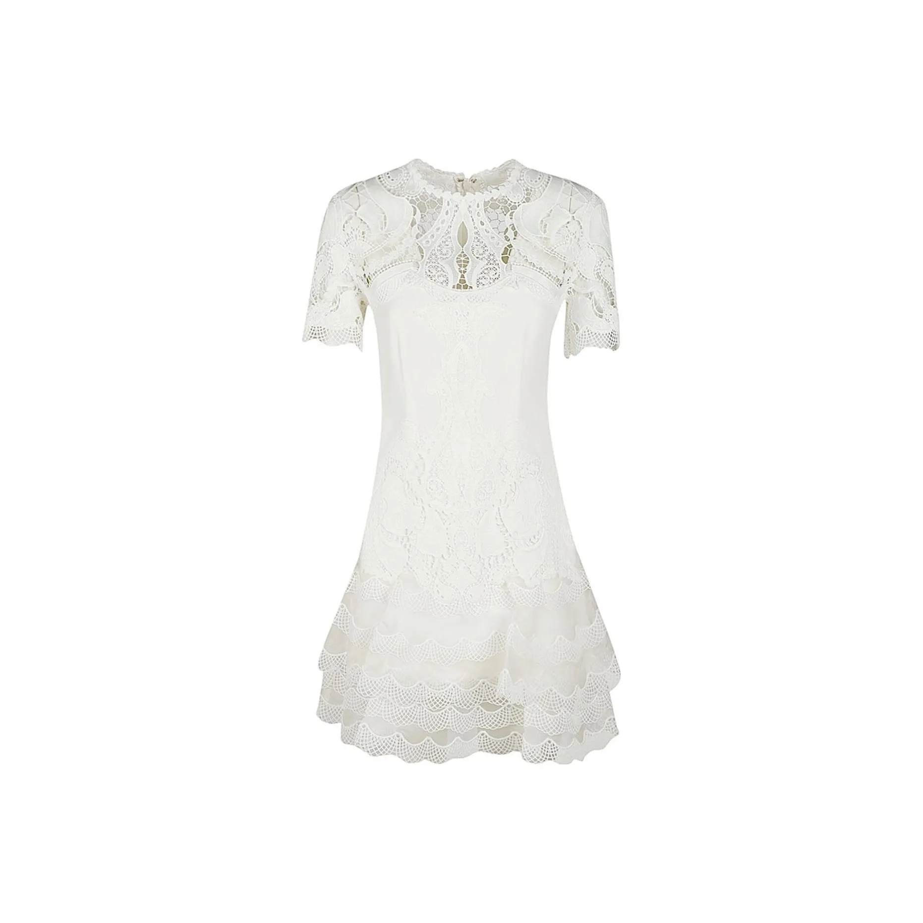 Simkhai Lace panelled Crepe Dress