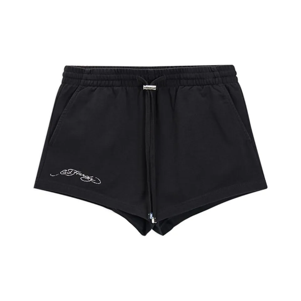 Ed Hardy SS24 Повседневные шорты Женские Черные