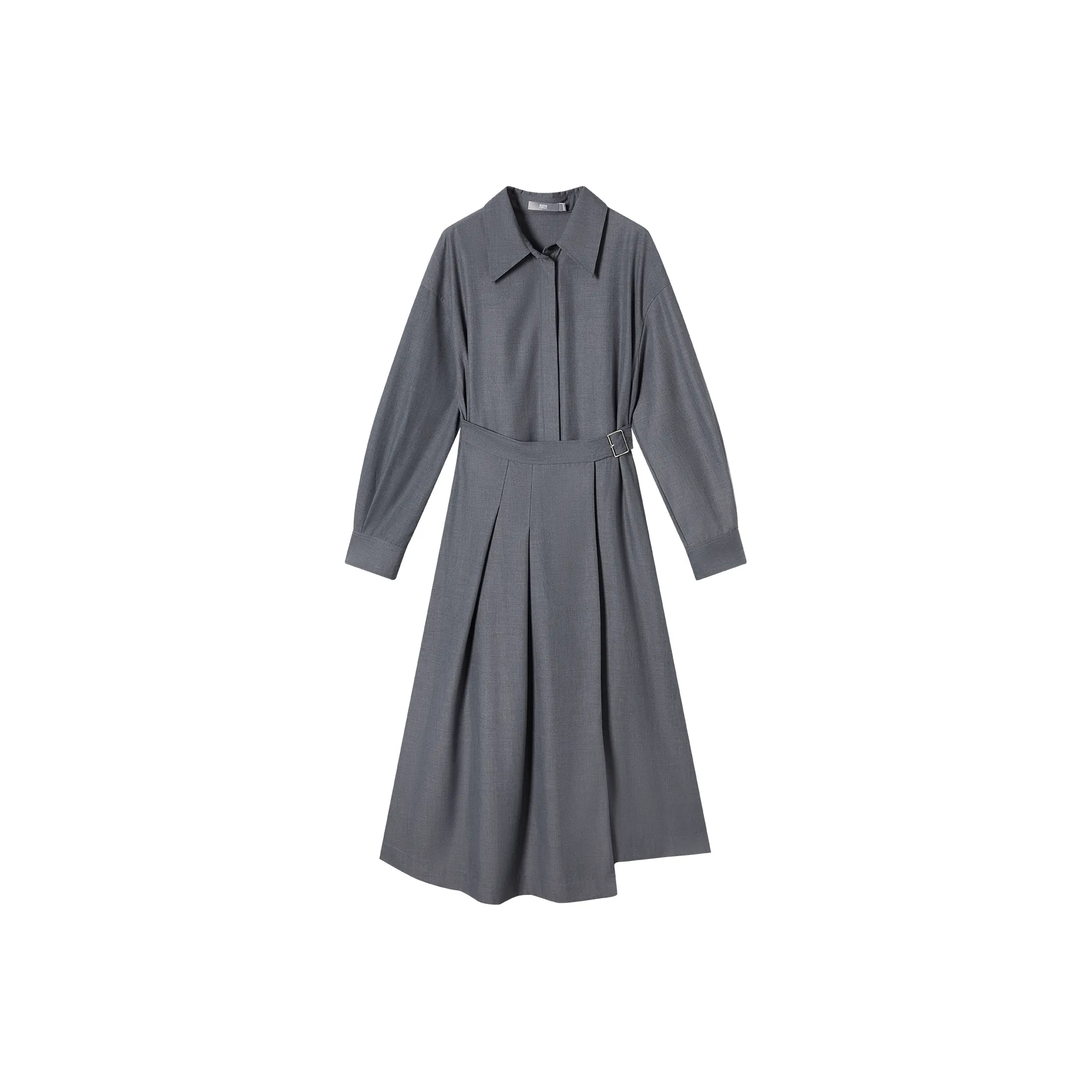DIALOGUE Long-Sleeved Dresses Women's Soft Gray