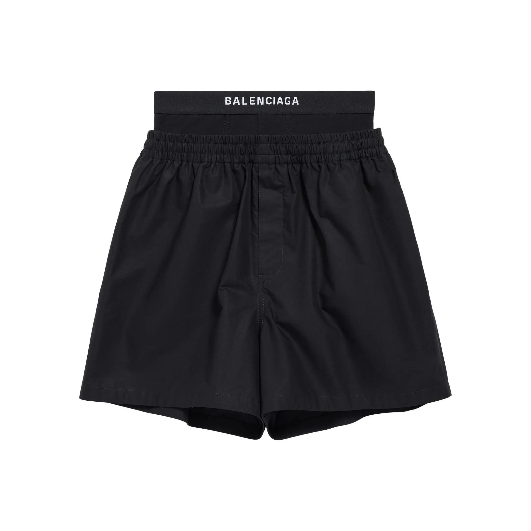 Balenciaga Hybrid Boxer Shorts 'Black'