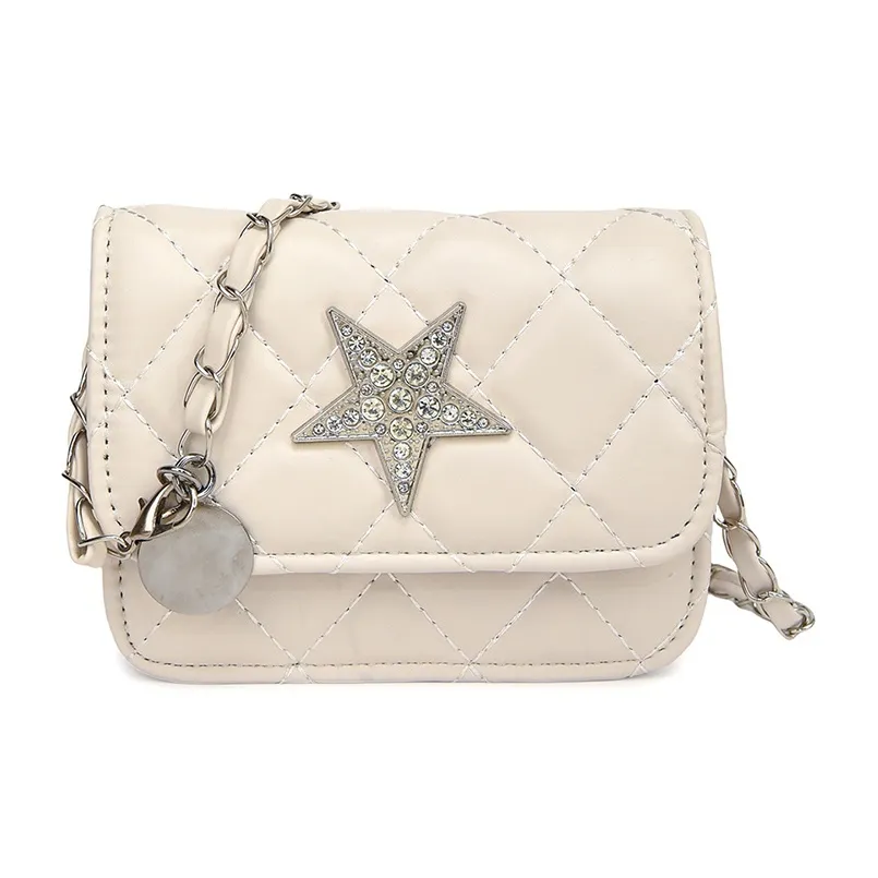 TOUTSEUL YOLO ПУ (полиуретан) Сумка через плечо Сумка на плечо Стандартная Женская Экрю Золотой Серебряный Черный Розовый