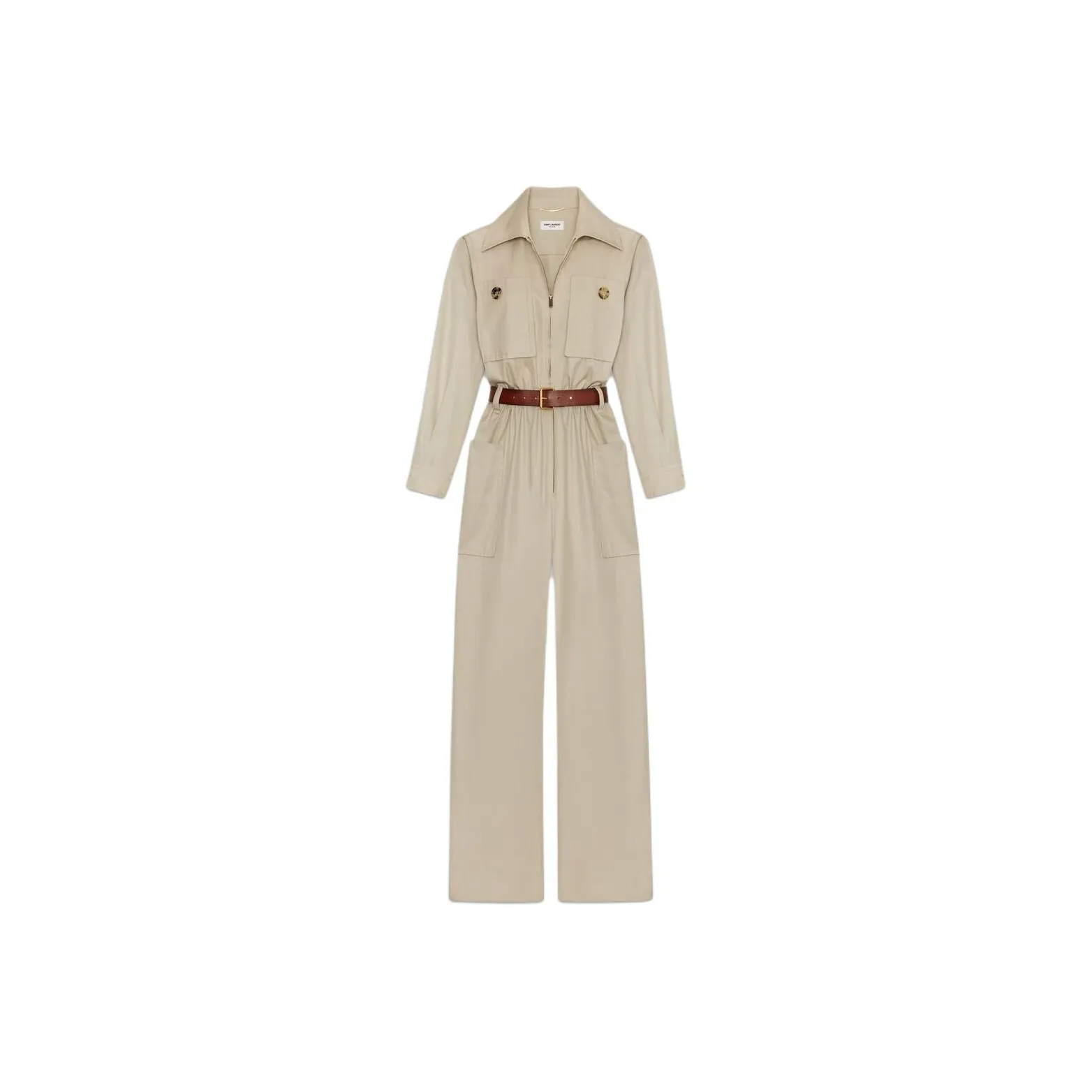 SAINT LAURENT Jumpsuits Women's Khaki