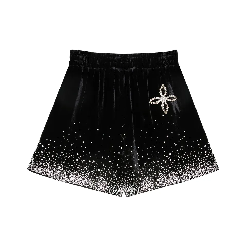 TCH Повседневные шорты Женские Черные