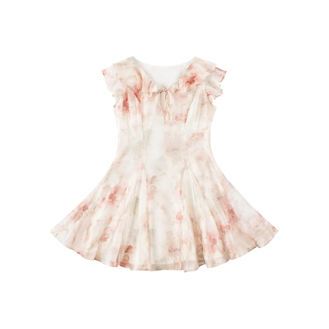LEDIN Short Sleeved Dress Women's Crystal Fuchsia