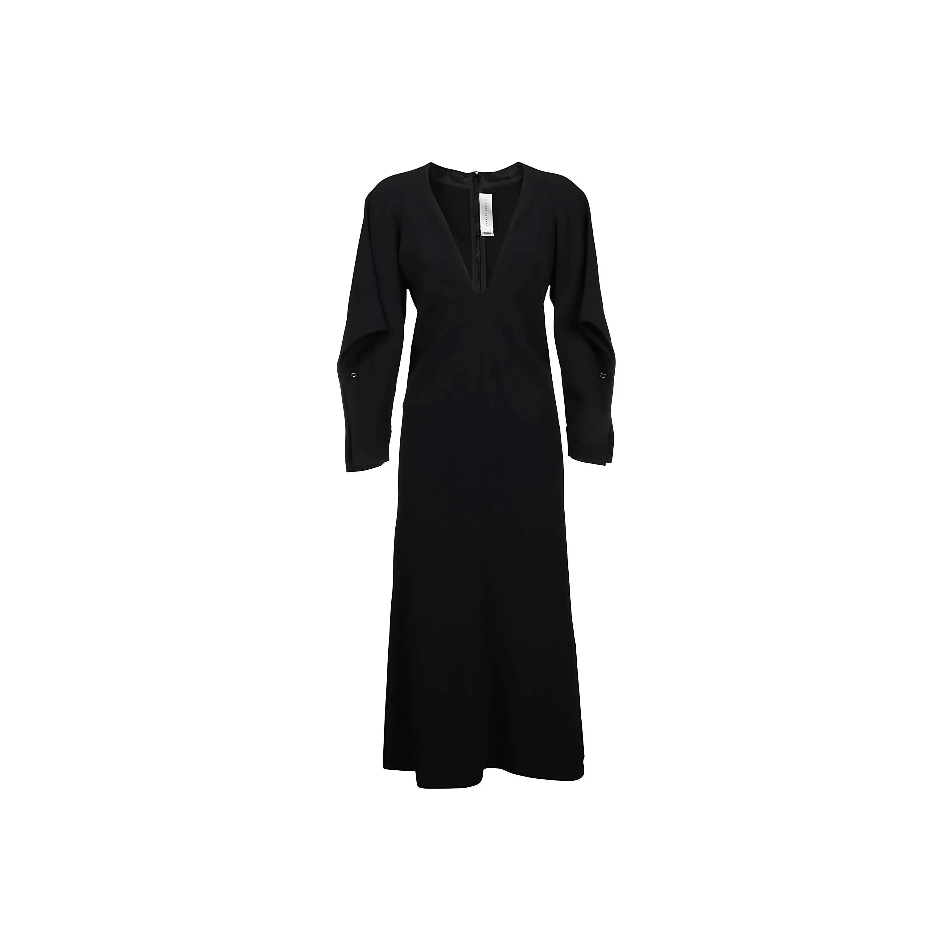 Victoria Beckham Long-Sleeved Dresses Women's Black
