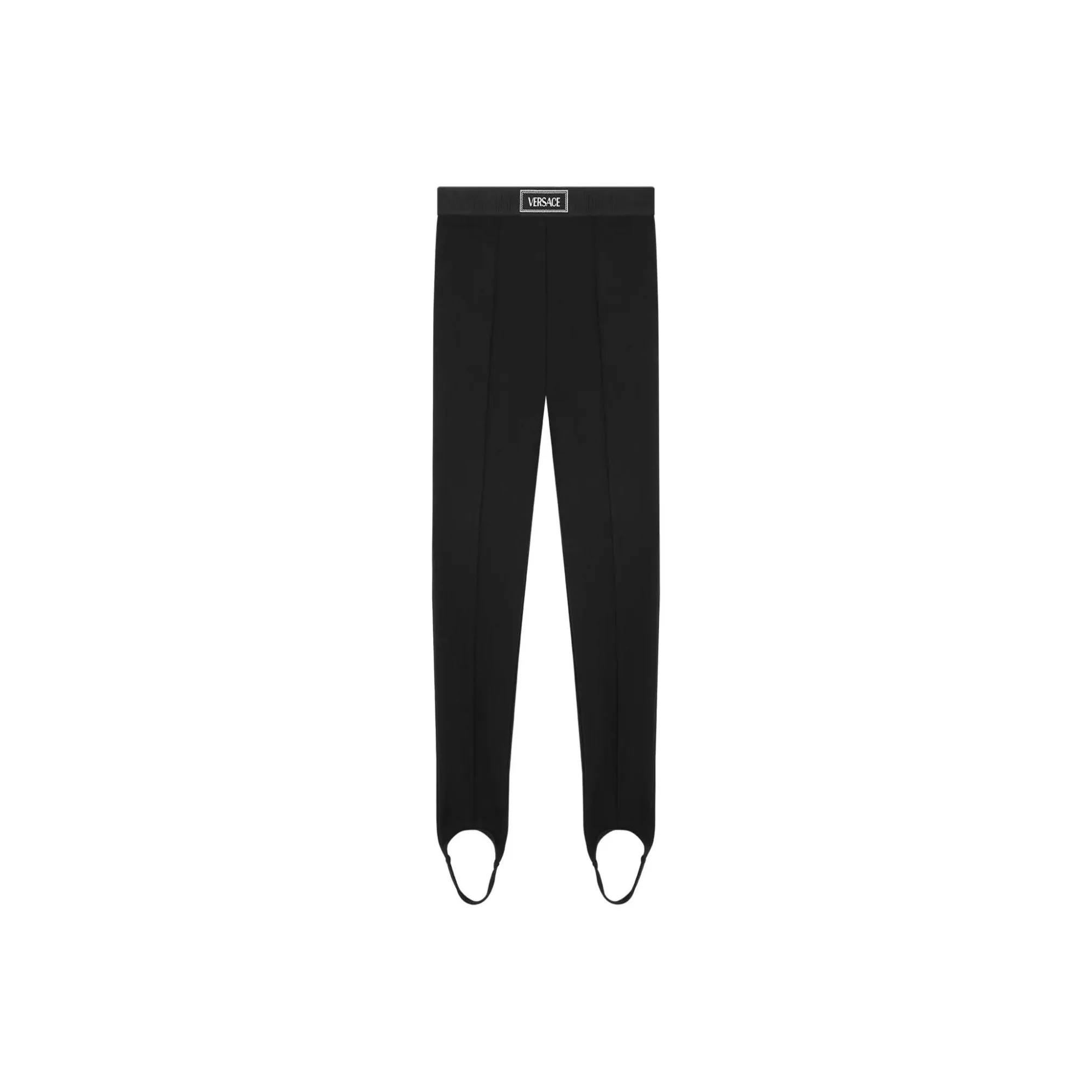 VERSACE 90s Vintage Logo High Waist Leggings