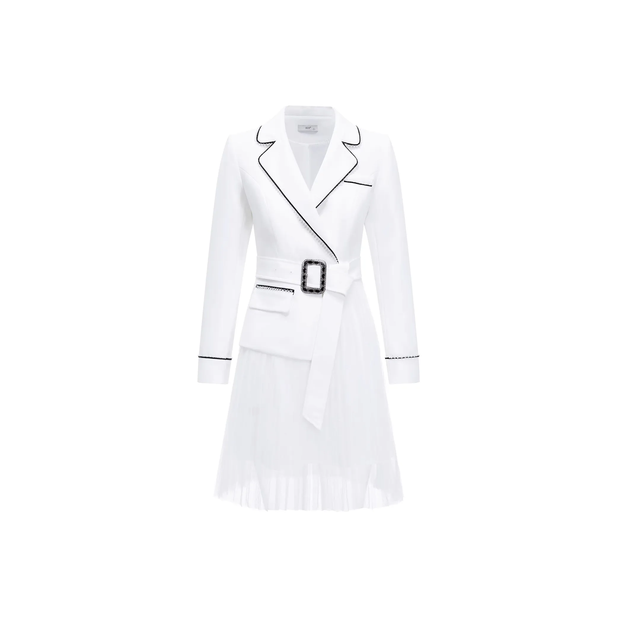 AUI Long Sleeved Dresses Women's White