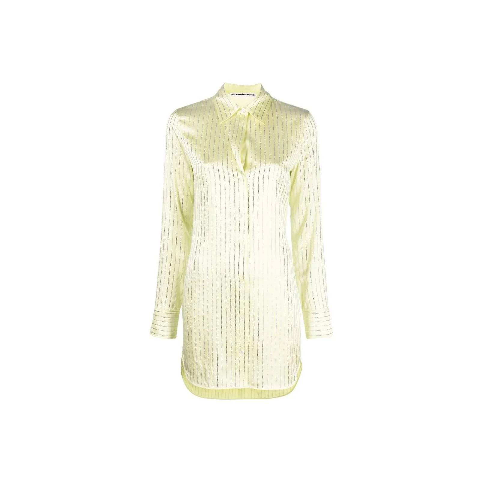 Alexander Wang Crystal Embellished Shirtdress