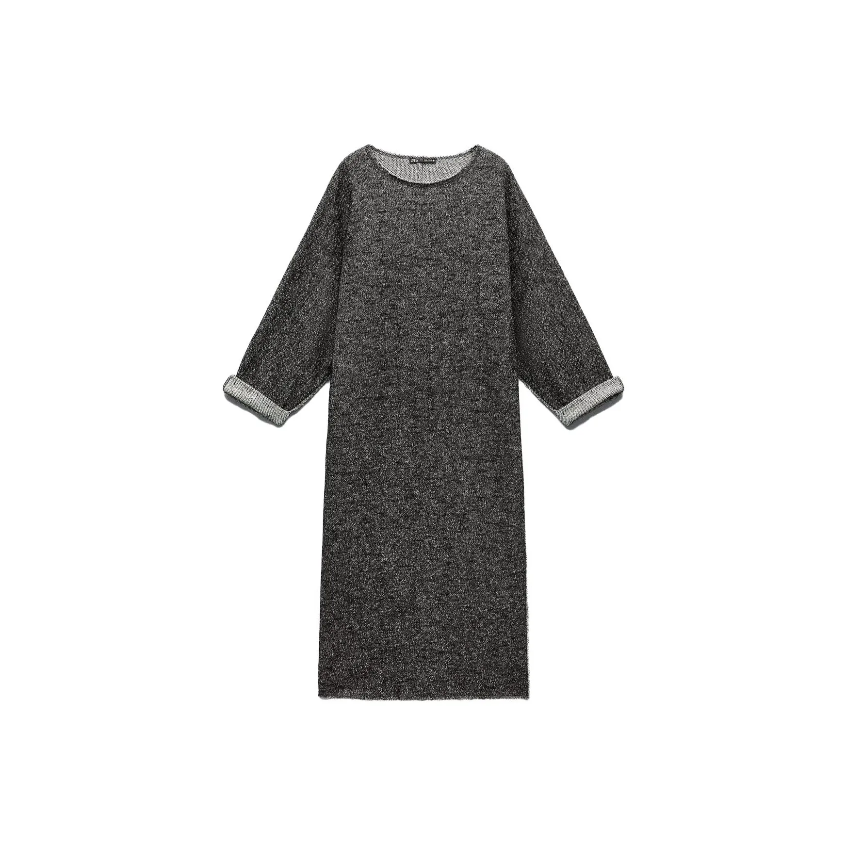 ZARA Long Sleeved Dresses Women's Coal Gray
