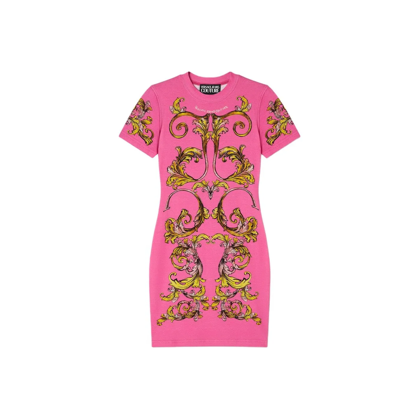 VERSACE JEANS COUTURE Outline Barocco T shirt Mini Dress
