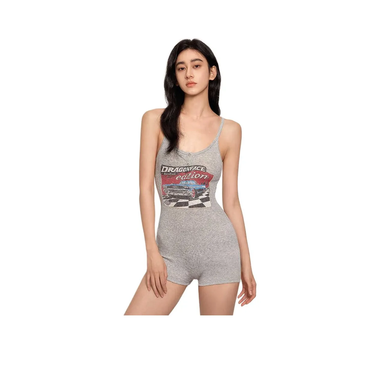 DRAGON FACE Комбинезон Женский Фотиния Серый