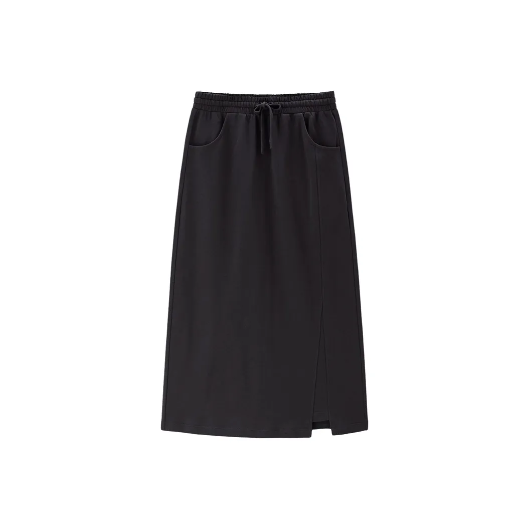 Giordano KNIT Длинная Юбка Женская