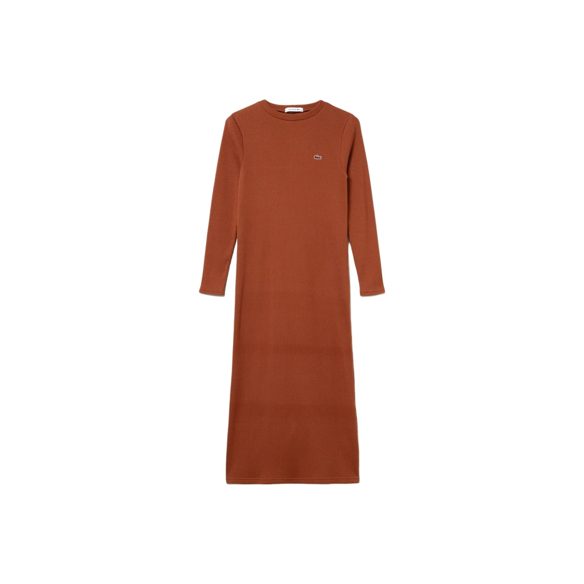 LACOSTE Long Sleeved Dress Women's Orange